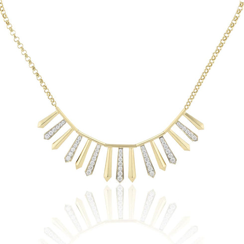 Aura Feathered Necklace - 1